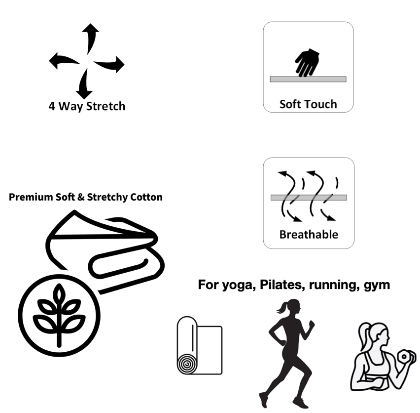 Women's Top product features you will love shown as icons